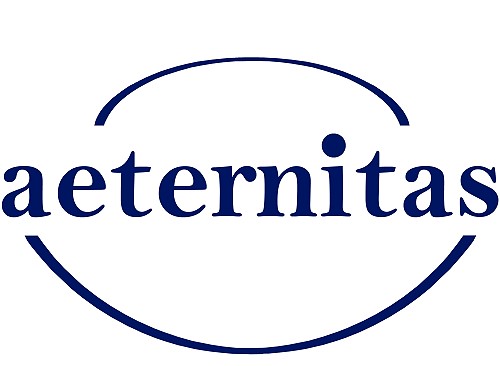 aeternitas logo dunkelblau klein
